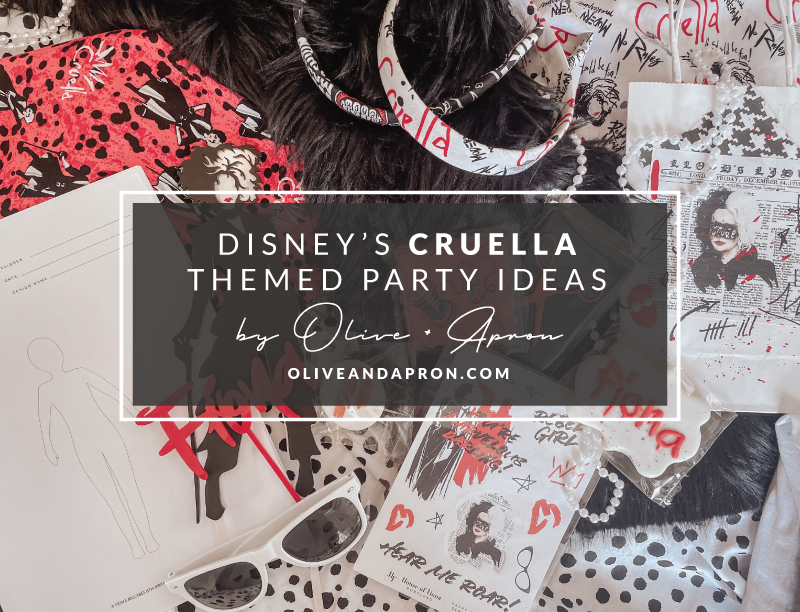 Disney's Cruella Inspired Birthday Party DIY Party Ideas and Inspiration by Olive and Apron
